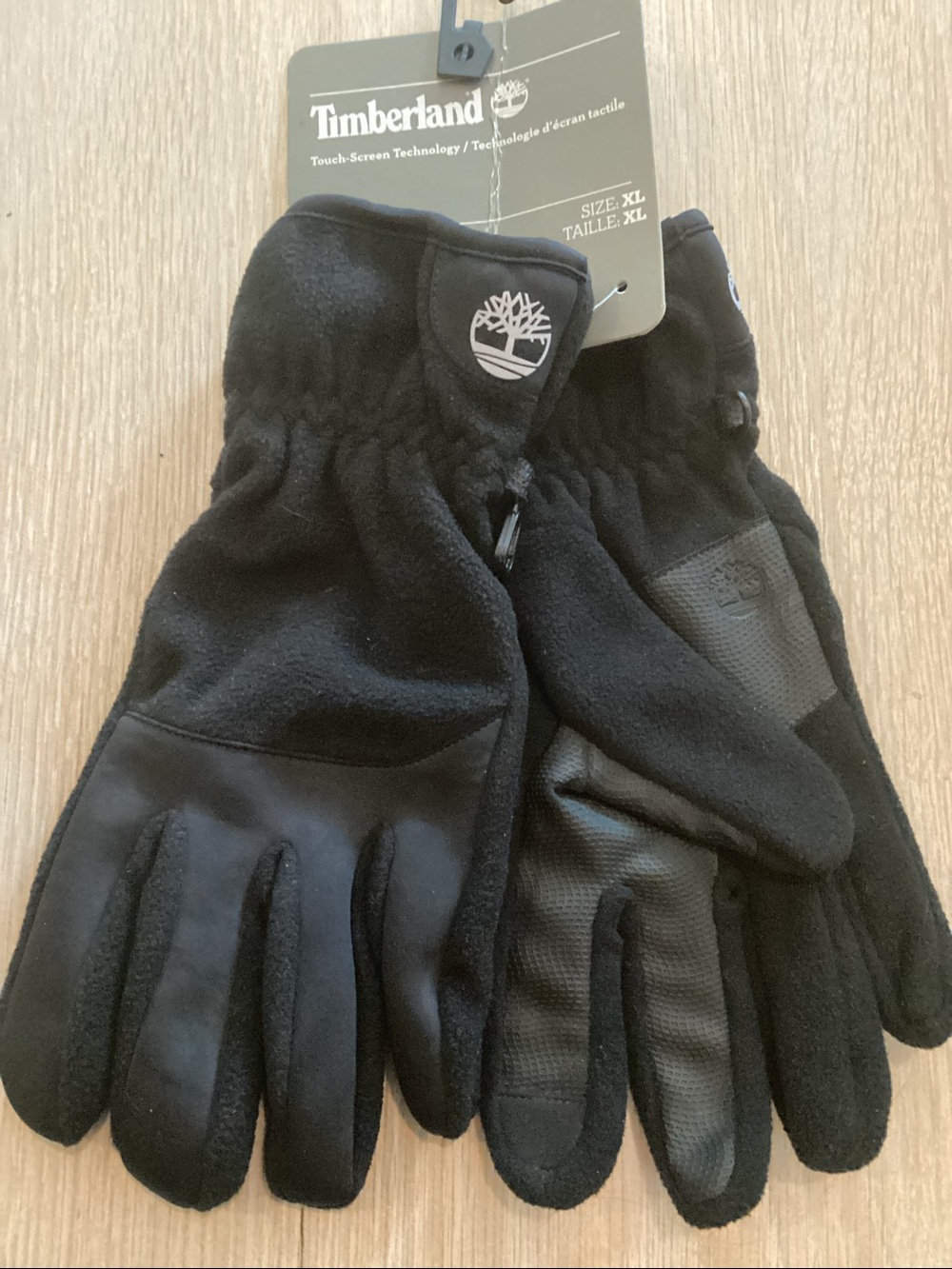 NWT- Men’s Timberland Touch Screen Black Gloves - XL